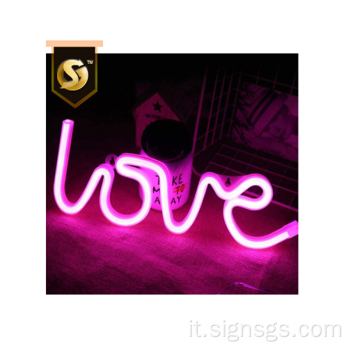 Insegna al neon decorativa Insegna a LED Lettere a LED